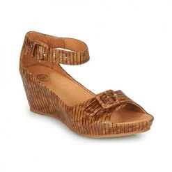Chaussures Femme Sandales et Nu-pieds Mam'Zelle DRING Camel