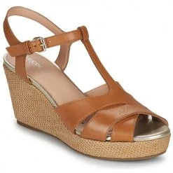 Chaussures Femme Sandales et Nu-pieds Geox D SOLEIL C Marron