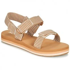 Chaussures Femme Sandales et Nu-pieds Roxy ROXY CAGE Blanc / Beige