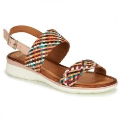 Chaussures Femme Sandales et Nu-pieds Ara KRETA-S Marron / Multicolore