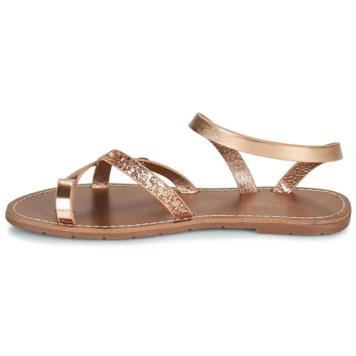 Chaussures Femme Sandales et Nu-pieds Chattawak SHAN Rose / Doré – Image 4