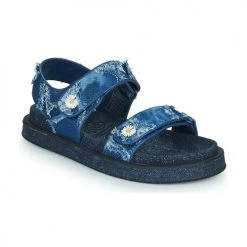 Chaussures Femme Sandales et Nu-pieds Desigual SANDAL FLAT DENIM Bleu / Jean