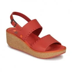 Chaussures Femme Sandales et Nu-pieds Art PARMA Rouge
