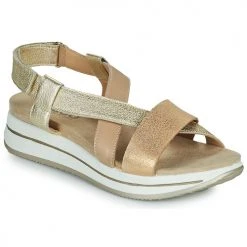 Chaussures Femme Sandales et Nu-pieds IgI&CO 1675422 Beige / Doré