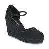 Chaussures Femme Sandales et Nu-pieds Calvin Klein Jeans WEDGE SANDAL CLOSE TOE CO Noir