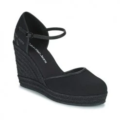 Chaussures Femme Sandales et Nu-pieds Calvin Klein Jeans WEDGE SANDAL CLOSE TOE CO Noir