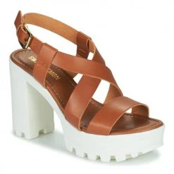 Chaussures Femme Sandales et Nu-pieds Sweet Lemon LIUS Cognac