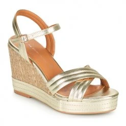 Chaussures Femme Sandales et Nu-pieds The Divine Factory QL4622 Doré