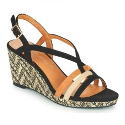 Chaussures Femme Sandales et Nu-pieds The Divine Factory QL4635 Noir