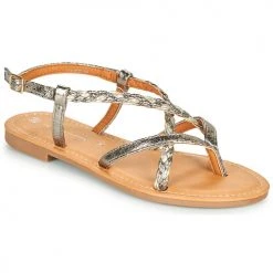 Chaussures Femme Sandales et Nu-pieds The Divine Factory HX4623 Argenté