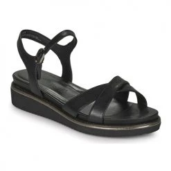 Chaussures Femme Sandales et Nu-pieds Tamaris VIKTORIA Noir