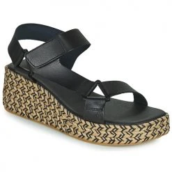 Chaussures Femme Sandales et Nu-pieds Fericelli MOMISA Noir