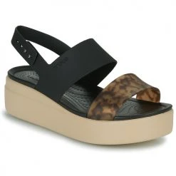 Chaussures Femme Sandales et Nu-pieds Crocs CROCS BROOKLYN TORT LOWWDGEW Noir / Multi