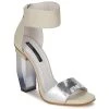 Chaussures Femme Sandales et Nu-pieds Miista JAYDA Blanc / Argent
