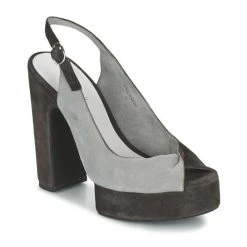 Chaussures Femme Sandales et Nu-pieds Jeffrey Campbell LARUE Gris / Marron
