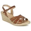 Chaussures Femme Sandales et Nu-pieds So Size ELIZA Marron