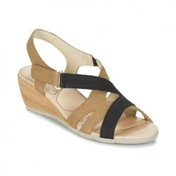 Chaussures Femme Sandales et Nu-pieds Rondinaud COLAGNE Beige / Noir