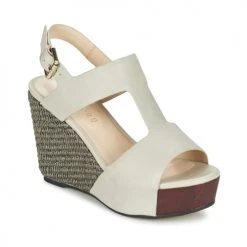 Chaussures Femme Sandales et Nu-pieds Café Noir CHANVIO Beige