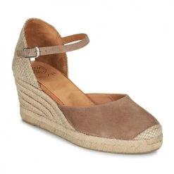 Chaussures Femme Sandales et Nu-pieds Unisa CARCERES Taupe