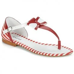 Chaussures Femme Sandales et Nu-pieds André DORINE Rouge