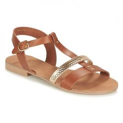 Chaussures Femme Sandales et Nu-pieds André CAYO COCOS Camel